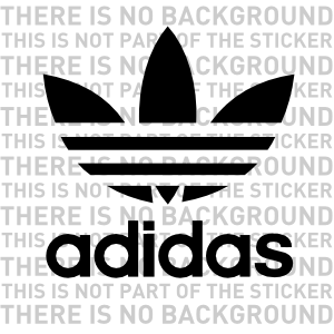 Adidas vinyl sticker decal iphone car (window optional) big mini